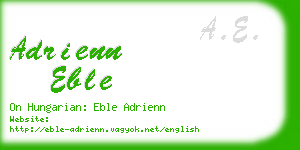 adrienn eble business card